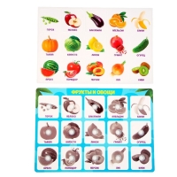 Развивающая игра на липучках &laquo;&lrm;Фрукты и овощи&raquo;,&lrm; по методике Г. Домана