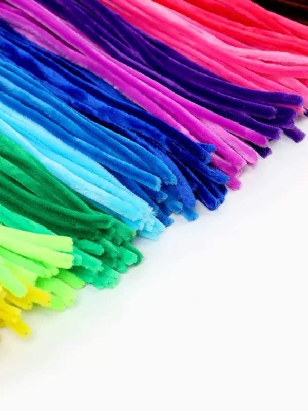 Синельная проволока, набор 200 шт, размер 1 шт 30х0,8 см, 20 цветов