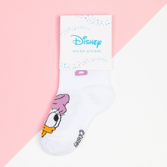 Носки для девочки &laquo;Дейзи&raquo;, DISNEY, 18-20 см, цвет белый