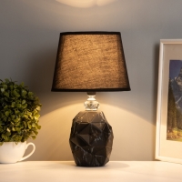 Лампа настольная "Дух" 1х40Вт Е14 черный 20х20х34см