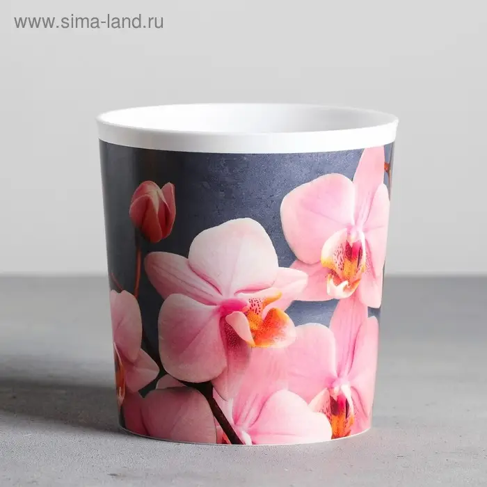 Кашпо для цветов &laquo;Орхидея&raquo;, 1,6 л, 14 х 14 см
