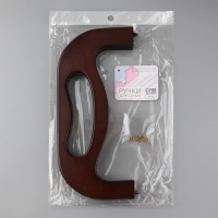 Ручка-фермуар деревянная, на магнитах, с креплением, 27 × 12 × 2,5 см, цвет коричневый Ручка-фермуар деревянная, на магнитах, с креплением, 27 × 12 × 2,5 см, цвет коричневый