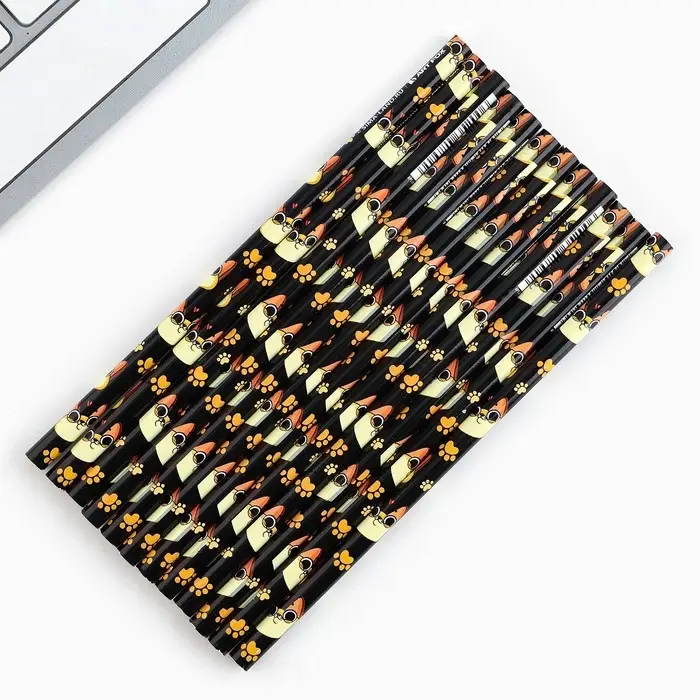 Карандаш простой чёрнографитный без ластика &laquo;Котя&raquo;