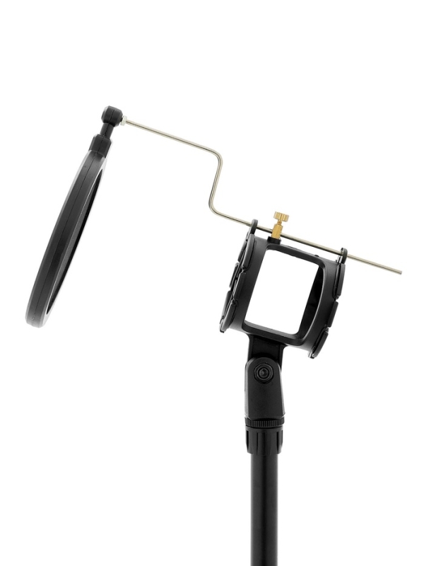 Микрофонная стойка настольная с поп-фильтром