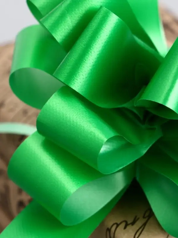 Бант - шар №3 простой зелёный