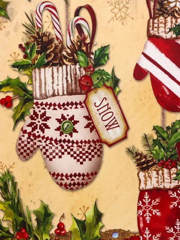 Пакет подарочный ламинированный "Новогоднее настроение" 18 х 23 х 10 см