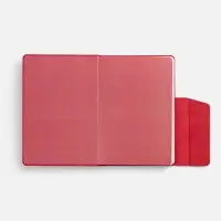 Ежедневник Leadmark, недатированный, красный