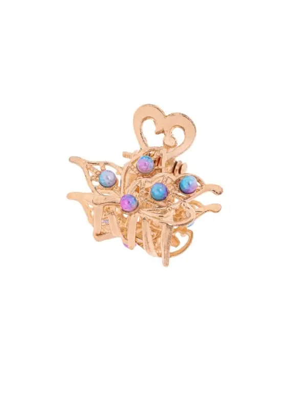 Крабик для волос &laquo;Адель&raquo;, бабочка, 2.5 см, золото