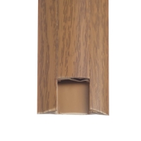 Порог с монтажным каналом 36мм 0,9м Идеал, Дуб темный Порог с монтажным каналом 36мм 0,9м Идеал, Дуб темный