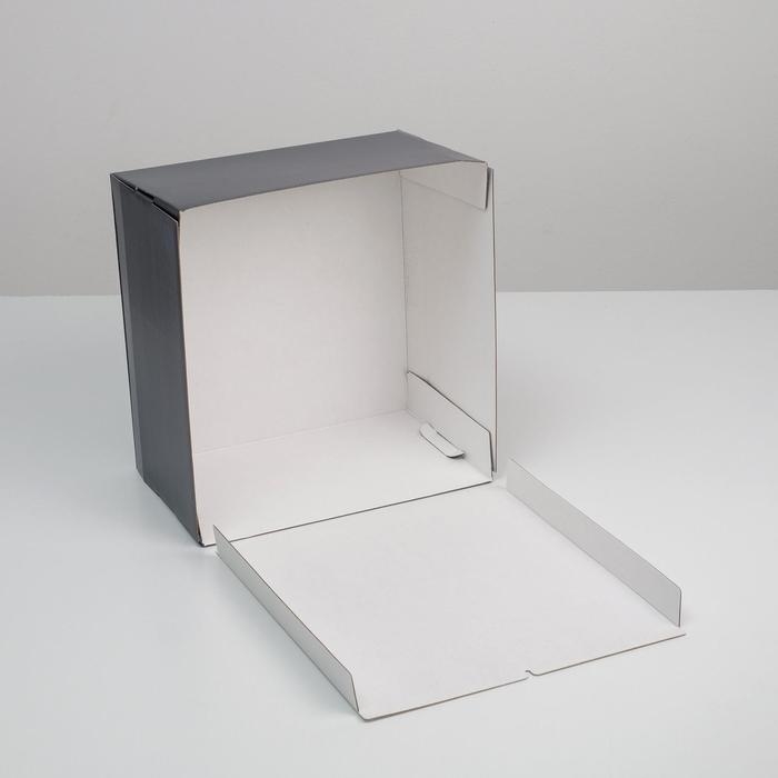 Коробка кондитерская, упаковка, Best Wishes 30 х 30 х 19 см