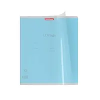 Тетрадь 12 листов в линейку, ErichKrause &laquo; Классика CoverPrо &raquo;, пластиковая обложка, МИКС