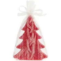 Свеча Kniteam, елка, красная