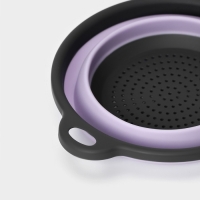 Дуршлаг складной Доляна &laquo;Волна&raquo;, d=20 см, цвет сиреневый