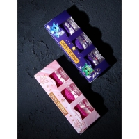 Свечи на Новый Год, гелевые &laquo;Новогодняя коллекция: С новым годом&raquo;, 6 шт , 2,5 х2,5 х 2,5 см