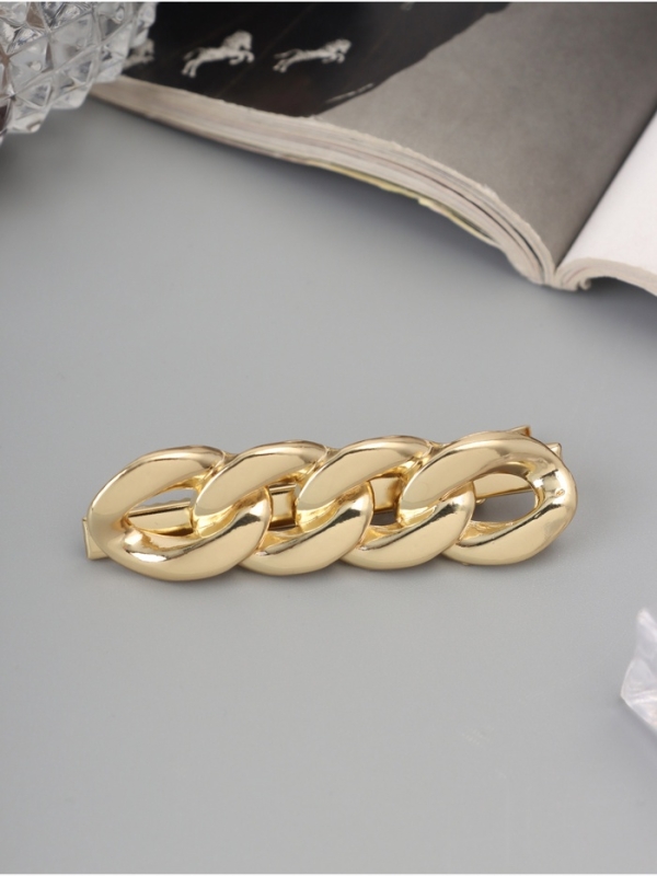 Зажим для волос Зажим для волос "Жаклин" звенья, 6 см, золото
