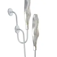 Крючок для штор CAPPIO KS040, цвет серебро с золотом, набор 2 шт