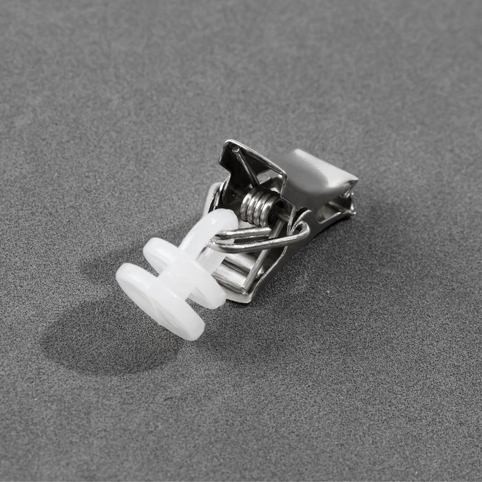 Зажим для штор для потолочного карниза, d 10 × 30 мм, металл, набор 20 шт Зажим для штор для потолочного карниза, d 10 × 30 мм, металл, набор 20 шт