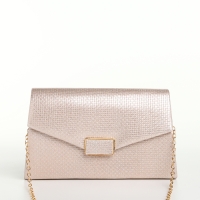 Сумка-клатч на магните, цвет розовый