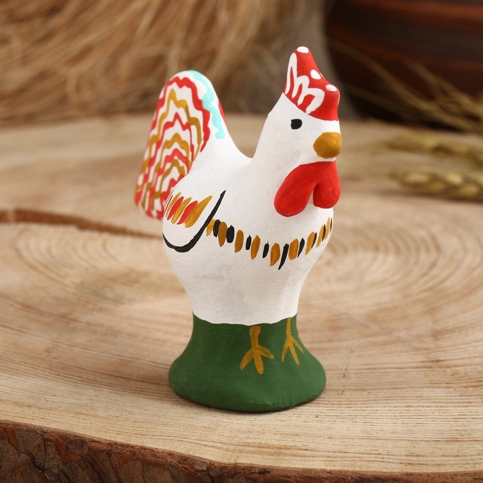 Сувенир &laquo;Петух&raquo;, каргопольская игрушка, микс
