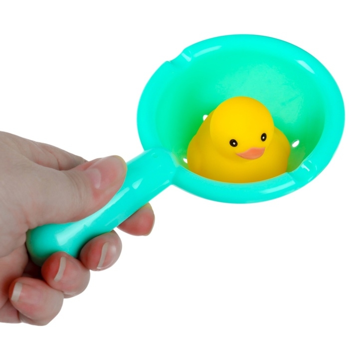 Игрушка для ванны &laquo;Водная горка&raquo;, 11 деталей, 5 игрушек, ковш, на присосках, Крошка Я