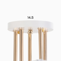 Люстра "Аделла" 5хЕ27 40Вт бело-золотой 65х65х26 см BayerLux Люстра "Аделла" 5хЕ27 40Вт бело-золотой 65х65х26 см BayerLux