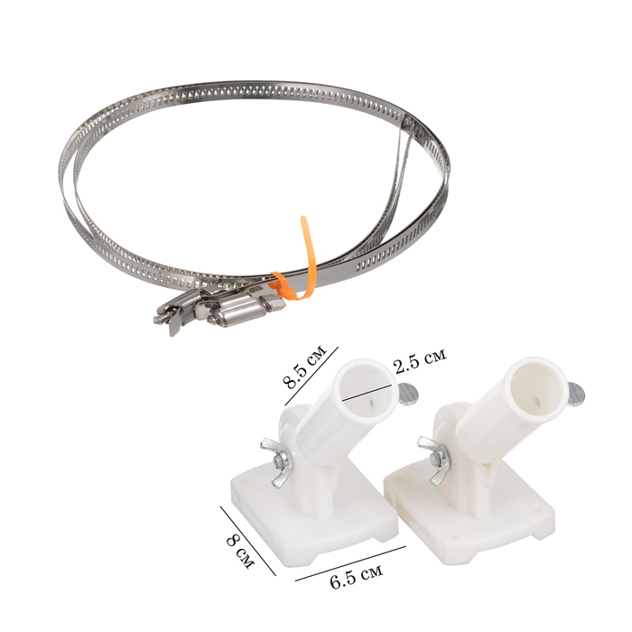 Крепление для двух флагов на столб, набор