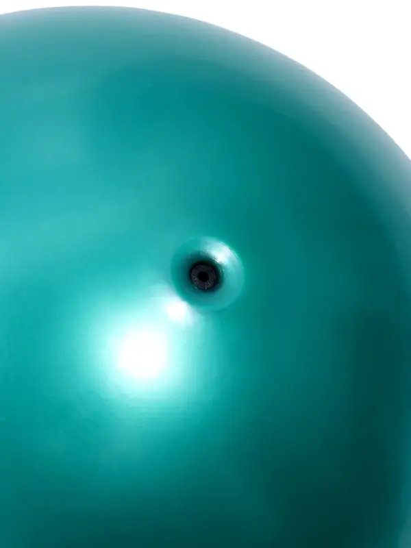 Мяч для художественной гимнастики Металлик, диаметр 19см, цвет зеленый
