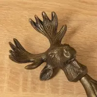 Открывашка "Лось" 15,5х7,5х5 см, алюминий