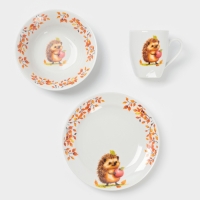 Набор посуды 3 предм. Ежик И.У.