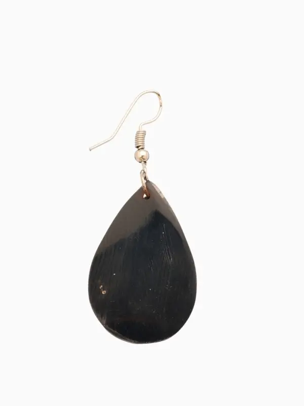 Серьги "Капельки" ракушка 5,5х2 см