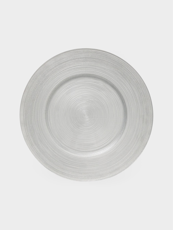 Тарелка подстановочная "Silvery" 33 см, цвет серебристый