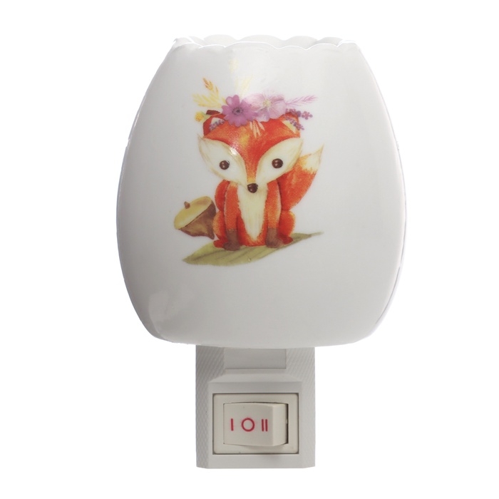 Светильник "Лисичка" 1х7Вт Е11 белый 6х7х12см