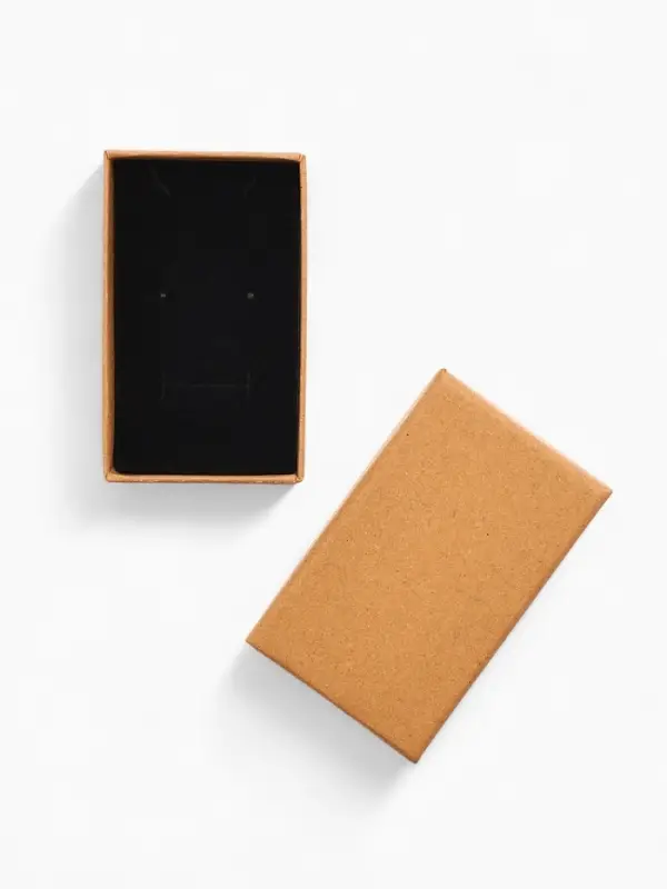 Коробочка подарочная под набор "Крафт", 5*8 см, цвет бежевый