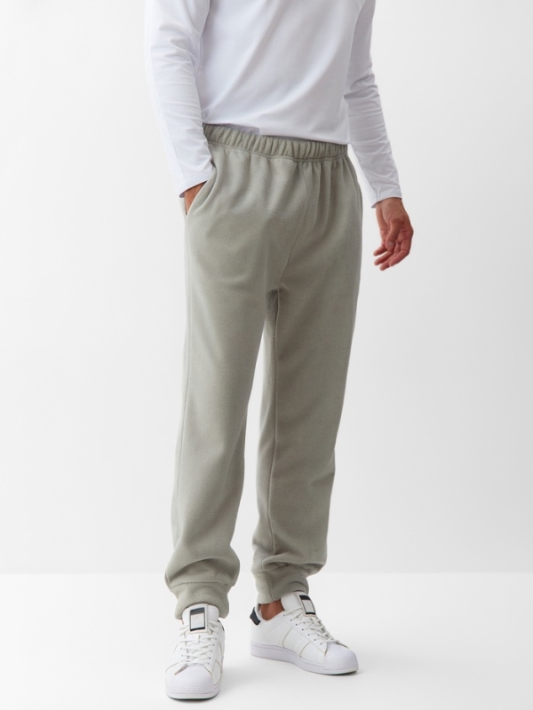 Брюки флисовые мужские спортивные MINAKU: Fleece Soft, размер 50, серые