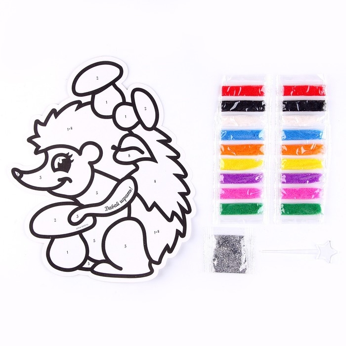 Фреска для самых маленьких &laquo;Давай играть!&raquo; + блёстки