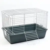 Клетка усиленная для кроликов, 60 х 36 х 40 см, серая