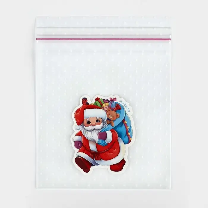 Пакет под сладости &laquo;Дедушка Мороз&raquo;, 10 х 10 см