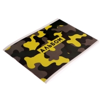 Альбом для рисования А4, 40 листов на скрепке Notebook, обложка мелованный картон, внутренний блок офсет 100 г/м&sup2;