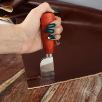 Шорный нож для работы с кожей, 16 &times; 3,7 см