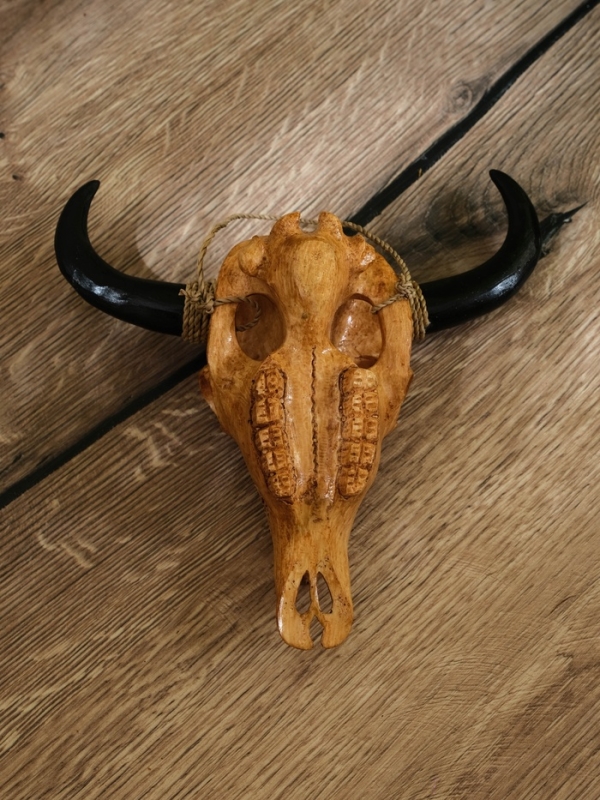Сувенир интерьерный "Череп буйвола" полирезин, 15х16х7 см
