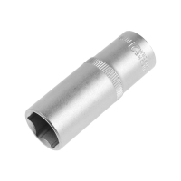 Головка торцевая шестигранная удлиненная ТУНДРА, под квадрат 1/2", 21 мм, CrV Головка торцевая шестигранная удлиненная ТУНДРА, под квадрат 1/2", 21 мм, CrV