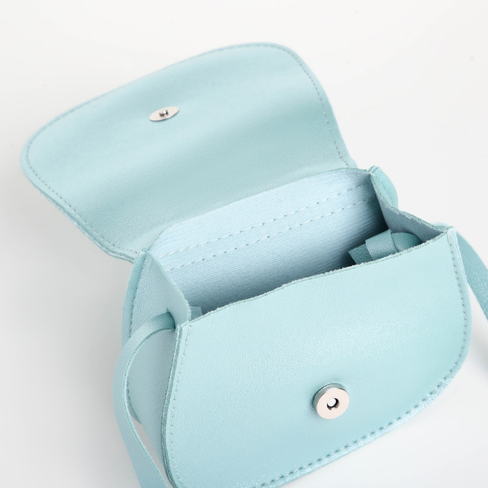 Сумка детская для девочки на клапане &laquo;Выбражулька&raquo;, цвет бирюзовый