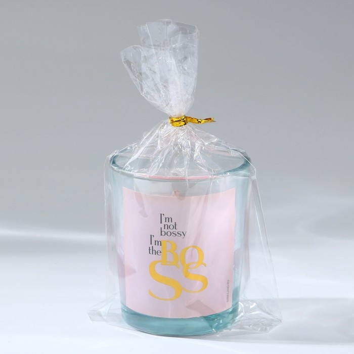 Свеча в стакане &laquo;Boss&raquo;, кофе, высота 6 см