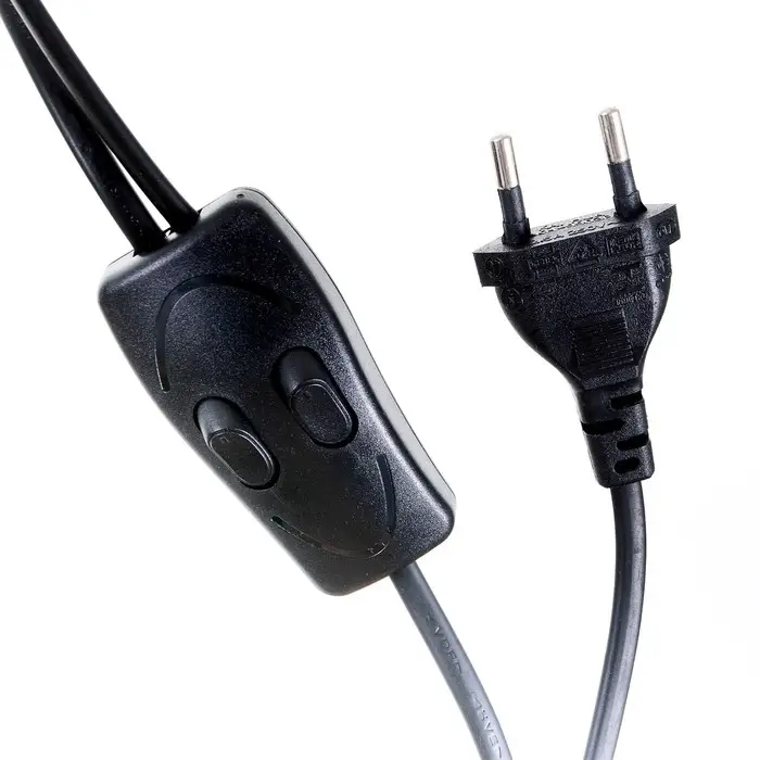 Торшер 19030/2BK E27 40Вт черный 41х41х180 см