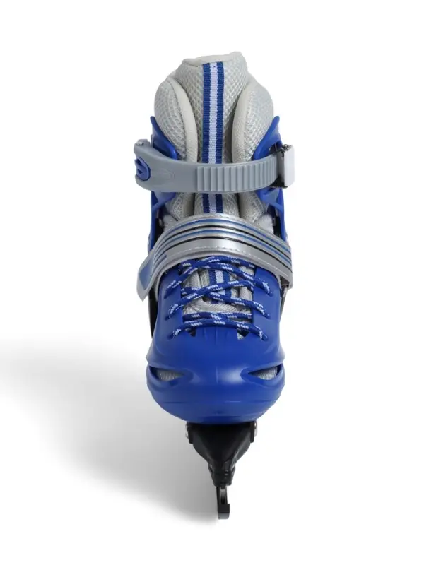 Коньки детские раздвижные BlackAqua, р. 30-33, для фитнеса, синие