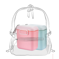 Контейнер для детского питания №1, 800 мл., цвет розовый Контейнер для детского питания №1, 800 мл., цвет розовый