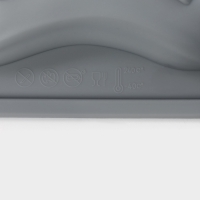 Форма для выпечки и муссовых десертов KONFINETTA &laquo;Банан&raquo;, силикон,12 ячеек 8.5&times;2 см, 30&times;17.5&times;2.5 см, серая