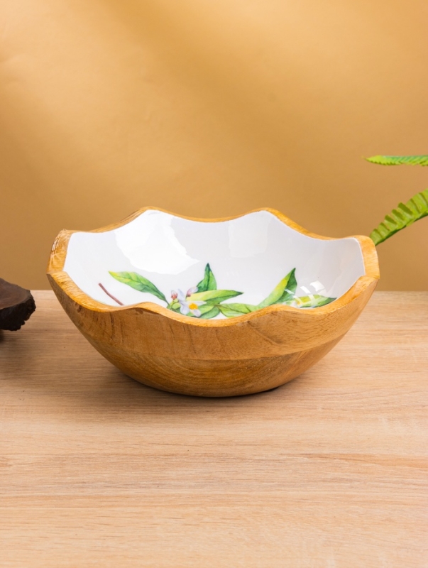 Салатник "Лимоны" дерево манго 20х20х8 см