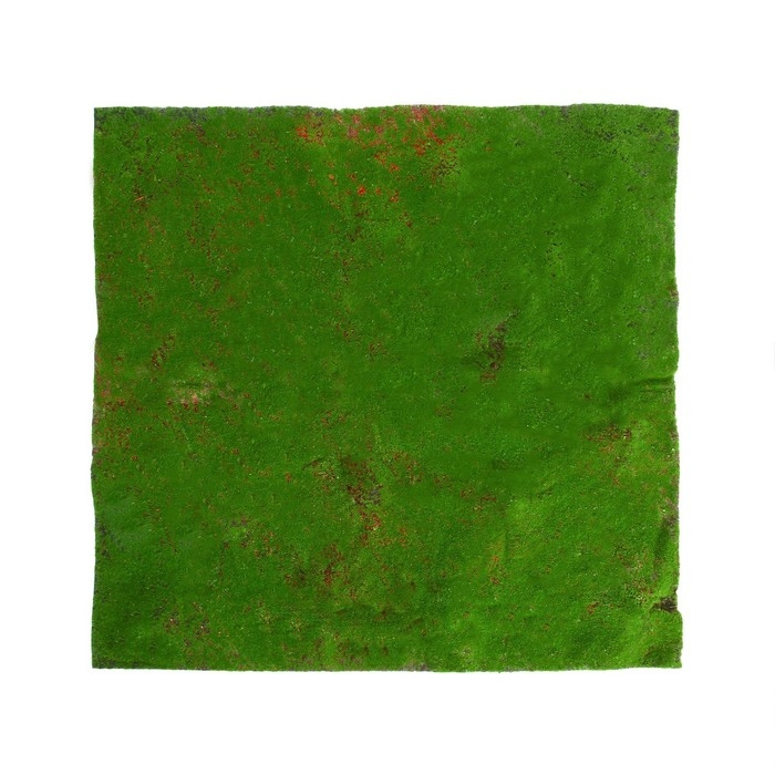 Мох искусственный, декоративный, полотно 1 &times; 1 м, рельефный, камни, Greengo