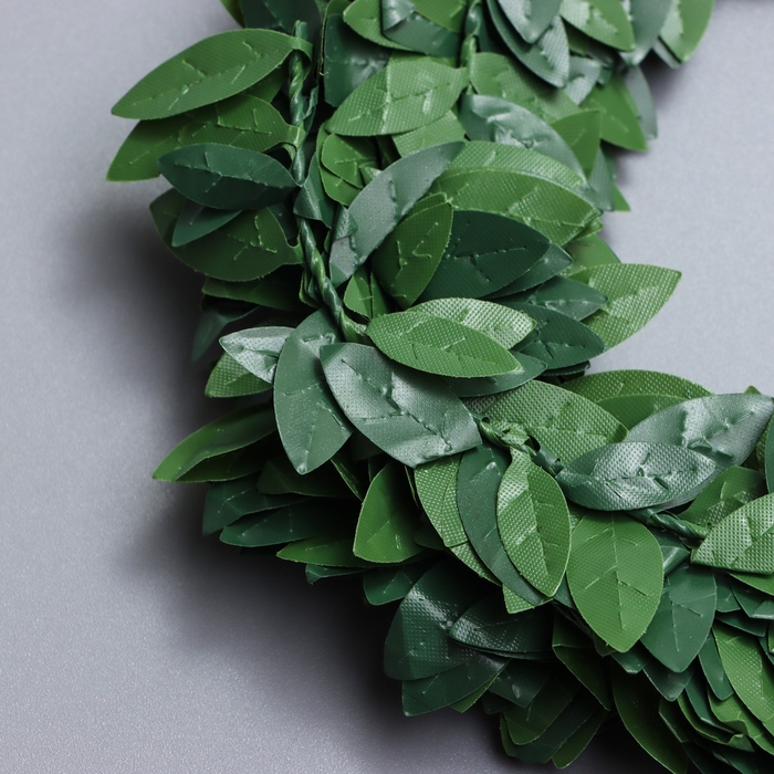 Лиана искусственная для декора &laquo;Лавровый лист&raquo;, 3 метра, 13 &times; 13 &times; 2 см